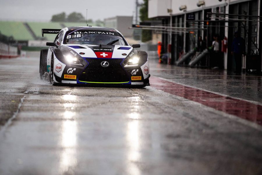 Autobeschriftung Rennwagen Emil Frey Racing