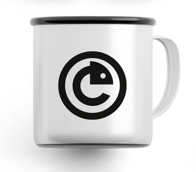 Tasse mit Logoaufdruck